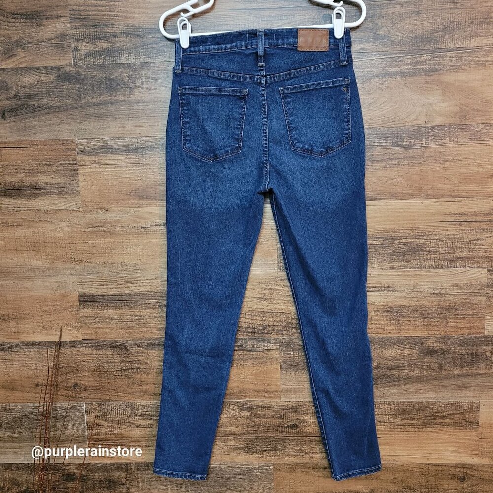 Madewell Jeans 28 Skinny 10" High Rise Hayes Wash F4684 Tummy Control Stretch - Picture 2 of 12